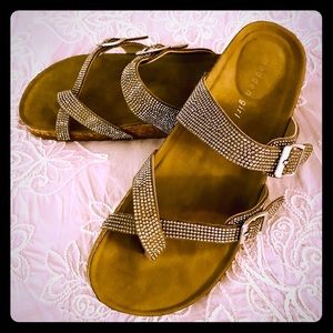 Steve Madden ~Rhinestone Brycee Sandals